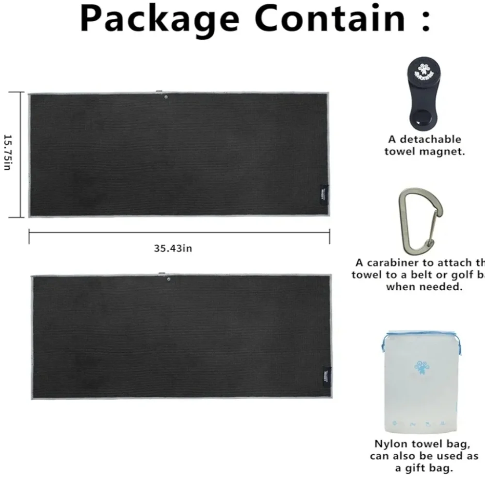 2 Pks Golf Towels